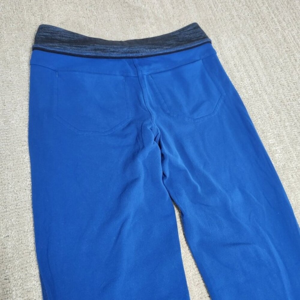 Lululemon Pants Women 4 Athletica Split Set Limitless Blue Flare Leg Stretch